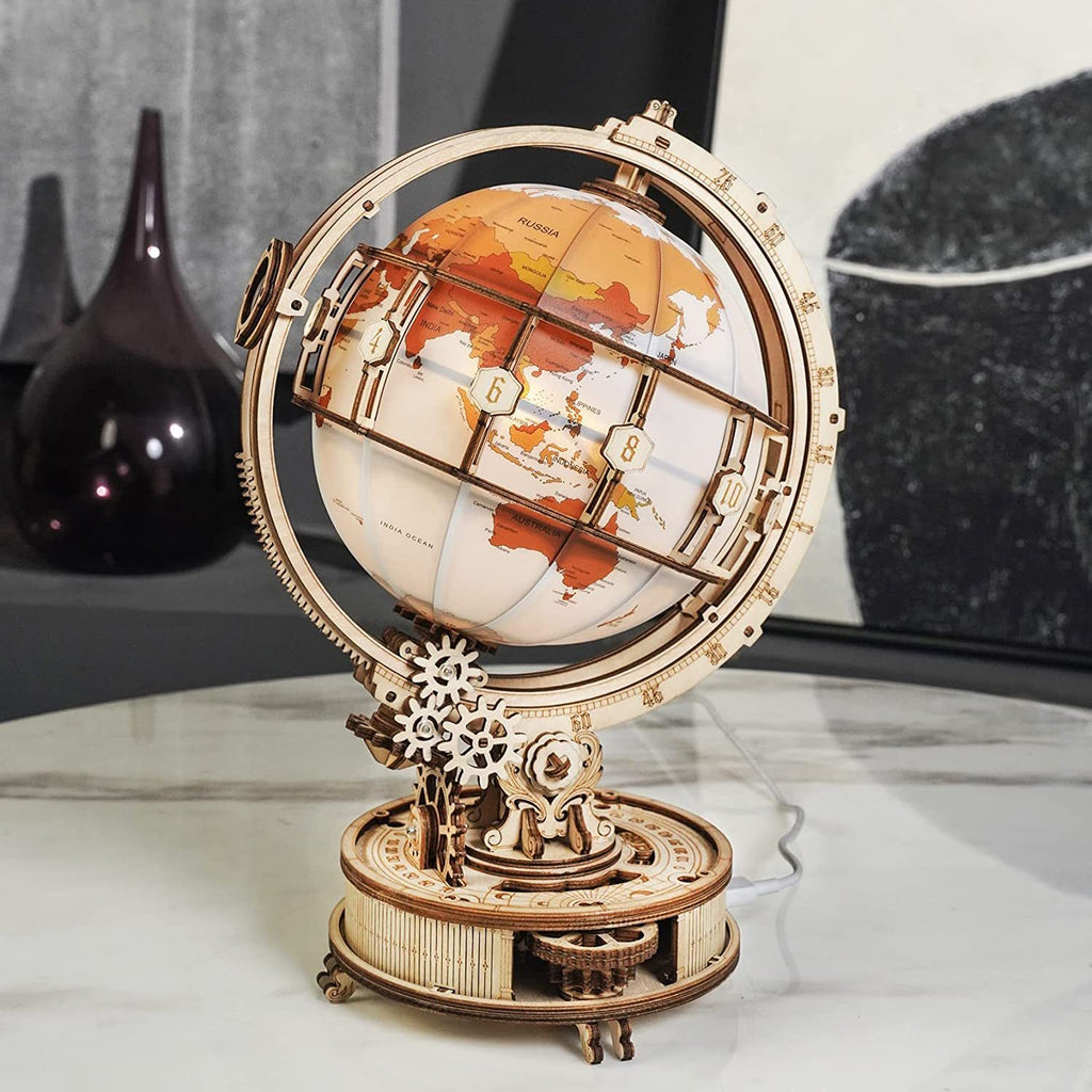 ROKR Luminous Globe 3D Wooden 180PCS Model