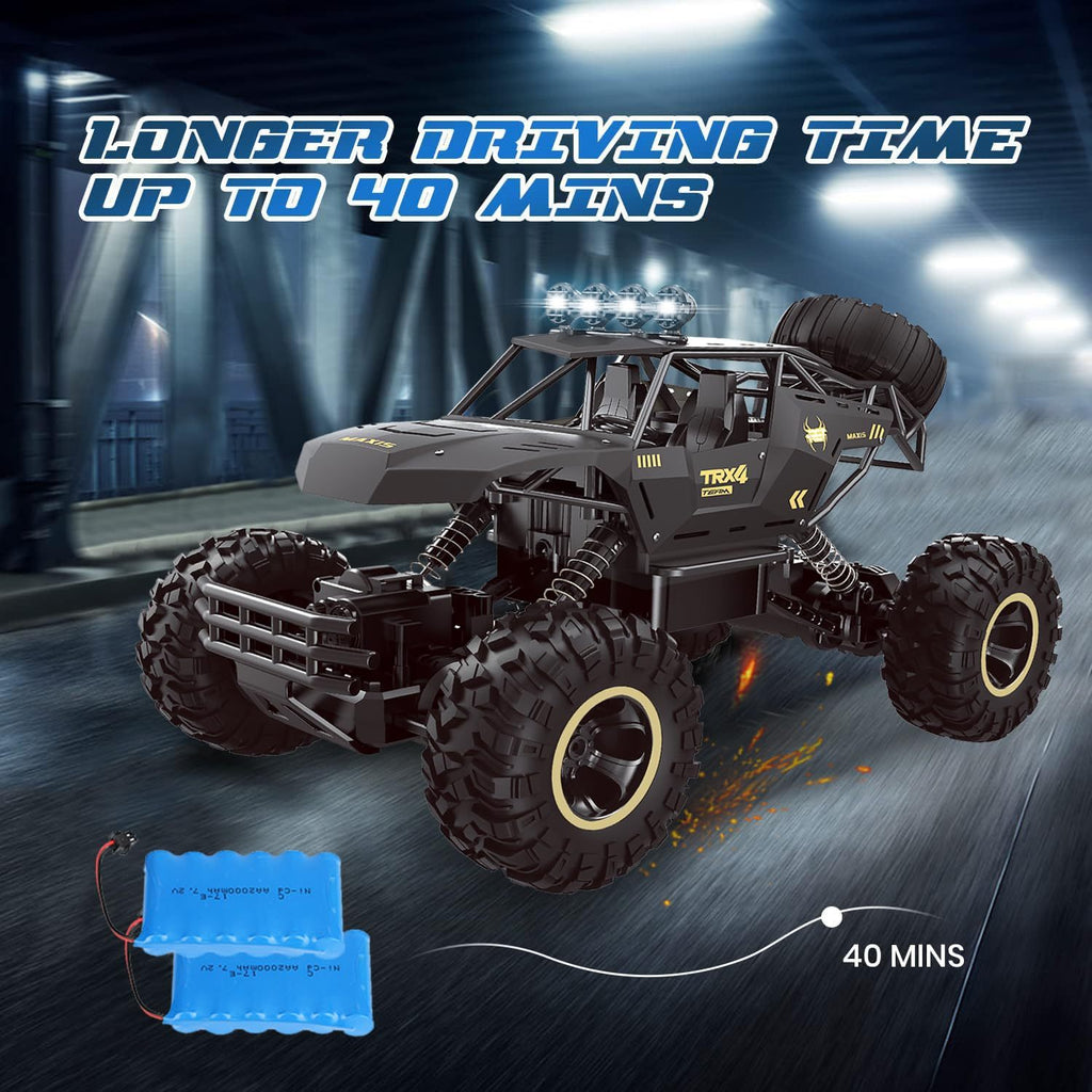 UK 4DRC RC Car Rock Crawler Rechargeable Off Road Truck 4WD