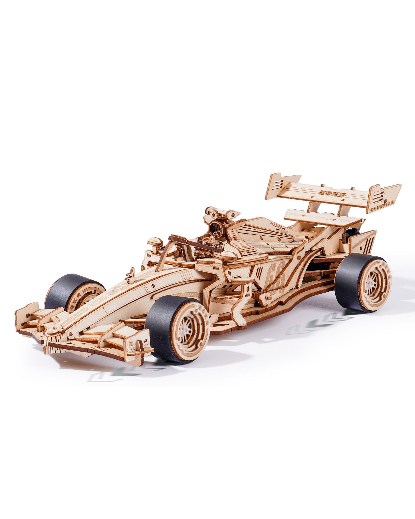 ROBOTIME 3D Wooden Puzzle Racing Car Model
