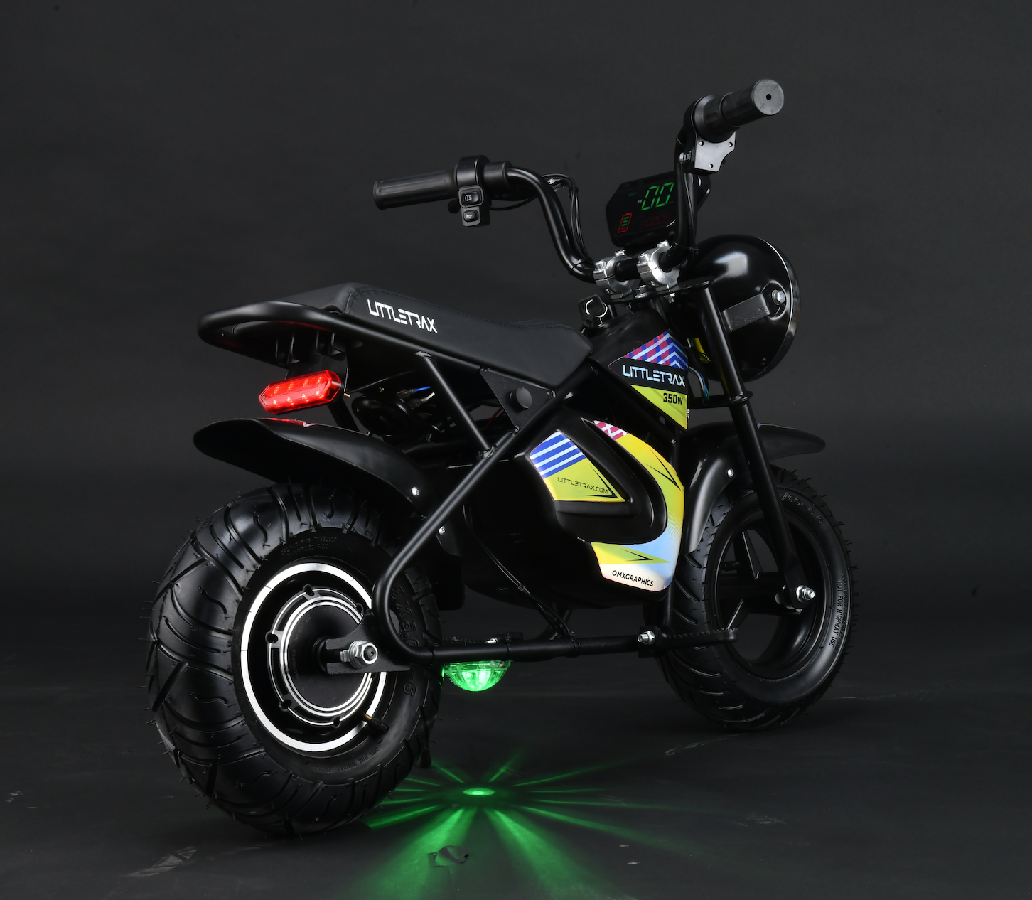 Littletrax 350W Kids Electric Bike – Ages 3 to 12+ Ride On Mini Monkey Bike