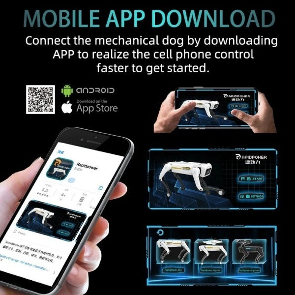 Electric Mechanical Dog Robot Dog Toy Interactive Remote Control