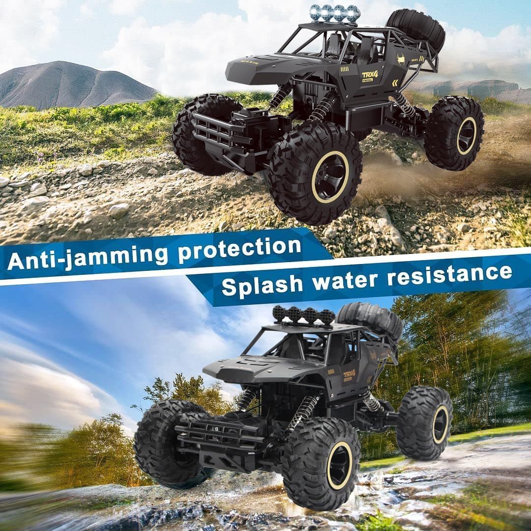 UK 4DRC RC Car Rock Crawler Rechargeable Off Road Truck 4WD